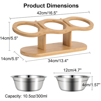 Elevated Cat Bowls Raised Cat Bowl Cat Feeding Bowls Cat Feeder Water Bowls for Cats Dogs