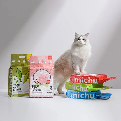 Natural Clumping Tofu Cat Litter (Watermelon)