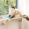 Medium Cat Sill Window Perch Lounge Mount Hammock Window Seat Bed for Indoor Cats,Blue